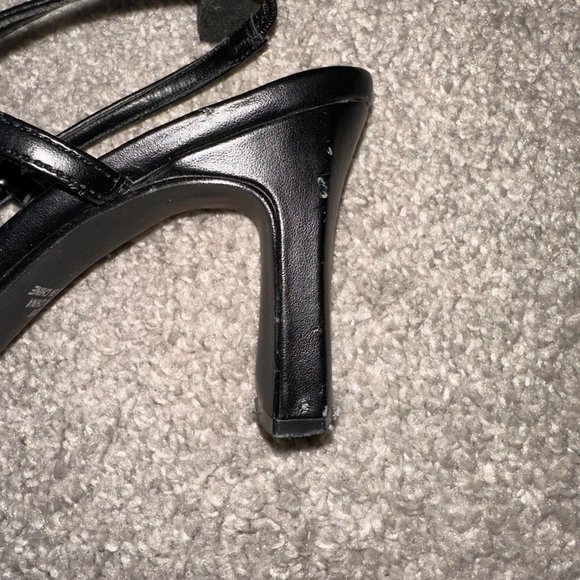 Vintage Jessica Black Strappy Heels 3 Inch 3” Size 6.5 - Picture 10 of 13